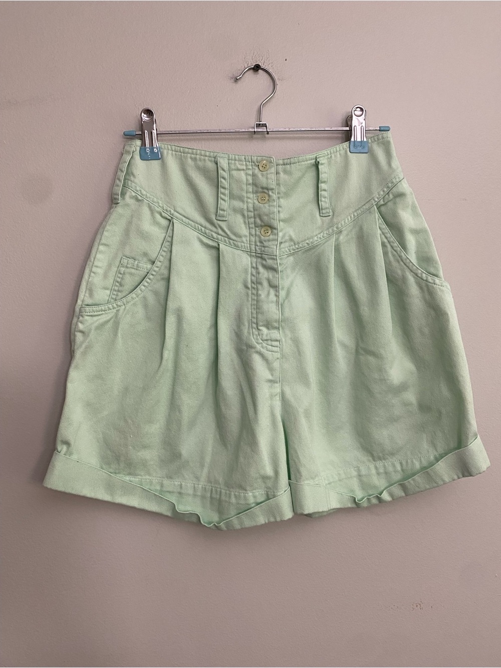 Vintage 80s Ultra High Rise Shorts - 2
